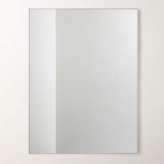 Infinity Rectangular Silver Wall Mirror 36"x48"