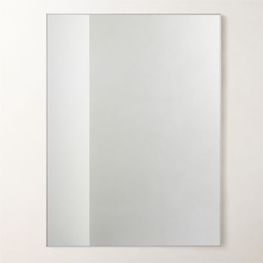 Infinity Rectangular Silver Wall Mirror 36"x48"