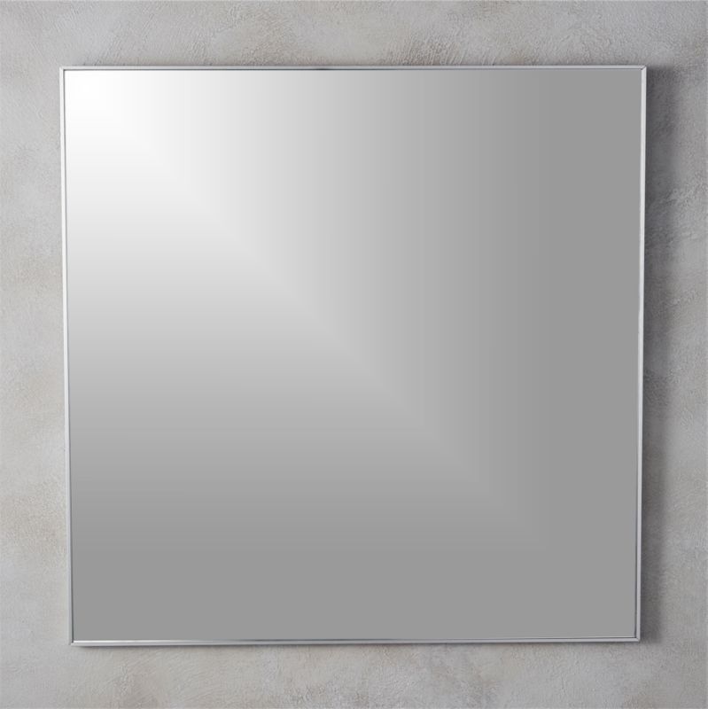 Square Mirror Clearance 55 Off, Beveled Round Mirror Artminds