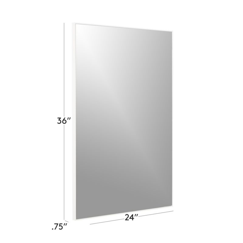 View Infinity White Mirror Rectangular 24"x36" - image 2 of 4