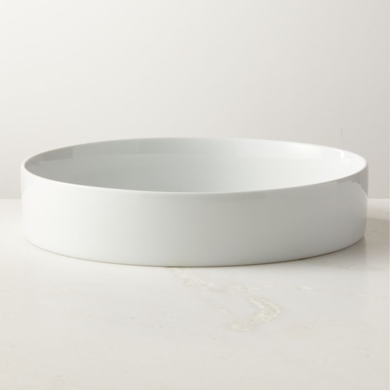 Inge White Round Serving Bowl - image 0 of 3