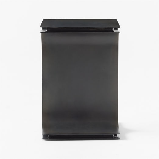 Ipsilon Black Metal Side Table