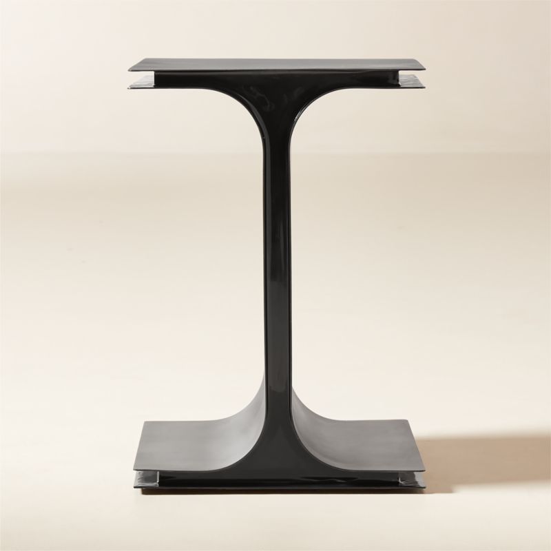 Ipsilon Black Metal Side Table - image 0 of 7