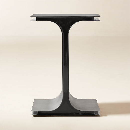 Ipsilon Black Metal Side Table