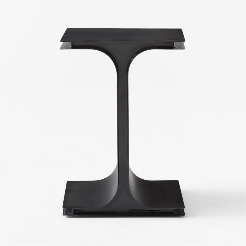 Ipsilon Black Metal Side Table - image 3 of 7