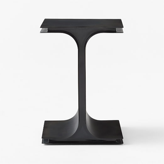 Ipsilon Black Metal Side Table