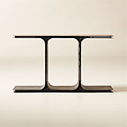 Black Teak Wood Bathroom Stool