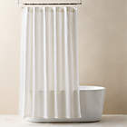Brooks Ribbed Organic Cotton White Bath Towel Set