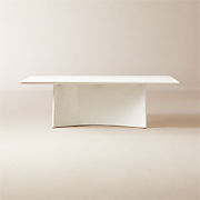 Bretagne 96" Resin and Metal Dining Table by goop