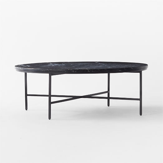 Irwin Black Marble Coffee Table Model 8713 by Paul McCobb