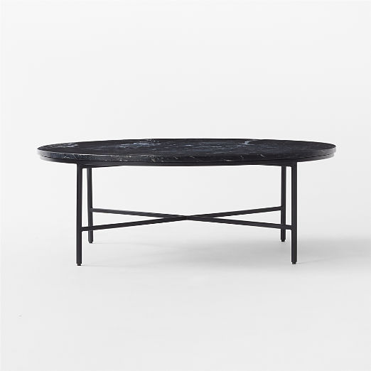 Irwin Black Marble Coffee Table Model 8713 by Paul McCobb