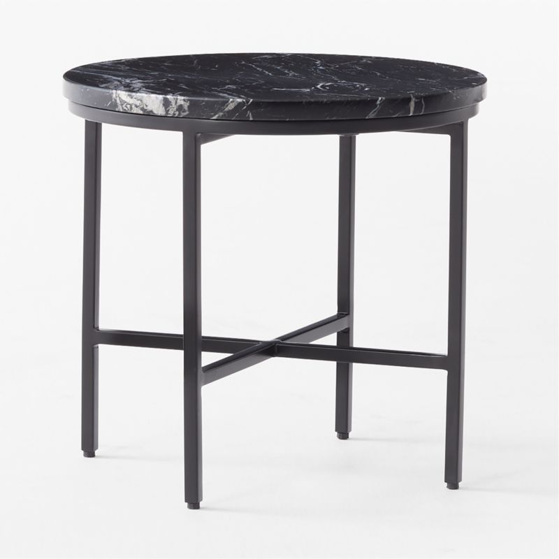 Irwin Black Marble Side Table by Paul McCobb - image 4 of 7