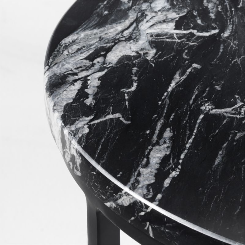 Irwin Black Marble Side Table by Paul McCobb - image 5 of 7