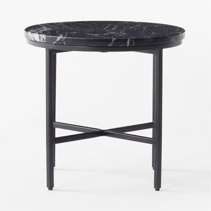 Irwin Black Marble Side Table by Paul McCobb - image 3 of 7