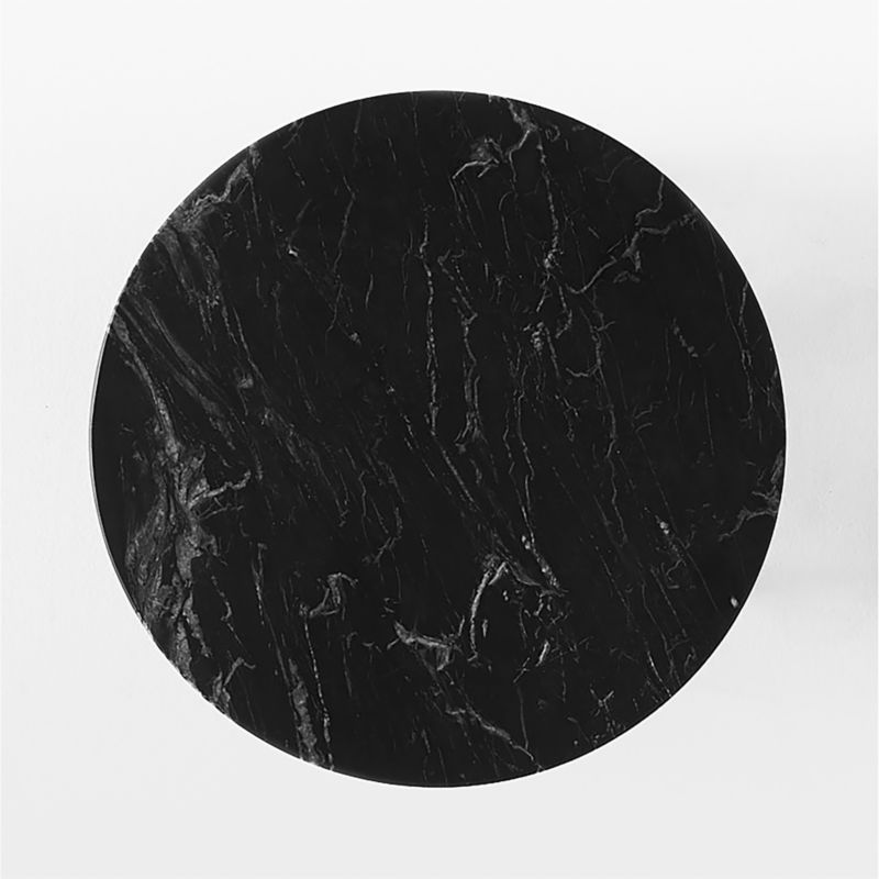 Irwin Black Marble Side Table by Paul McCobb - image 6 of 7