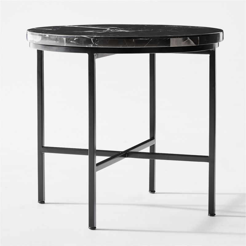 Irwin Black Marble Side Table by Paul McCobb - image 5 of 8