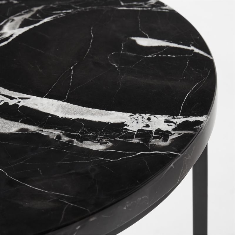 Irwin Black Marble Side Table by Paul McCobb - image 6 of 8