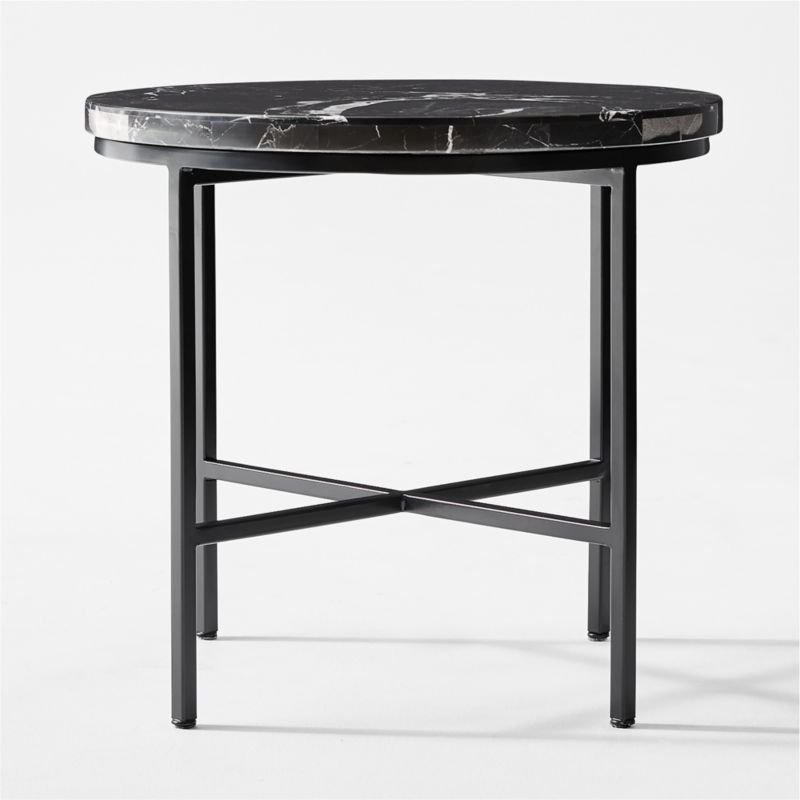 Irwin Black Marble Side Table by Paul McCobb - image 4 of 8