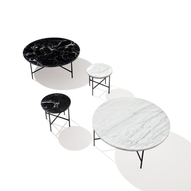 Irwin Black Marble Side Table by Paul McCobb - image 3 of 8