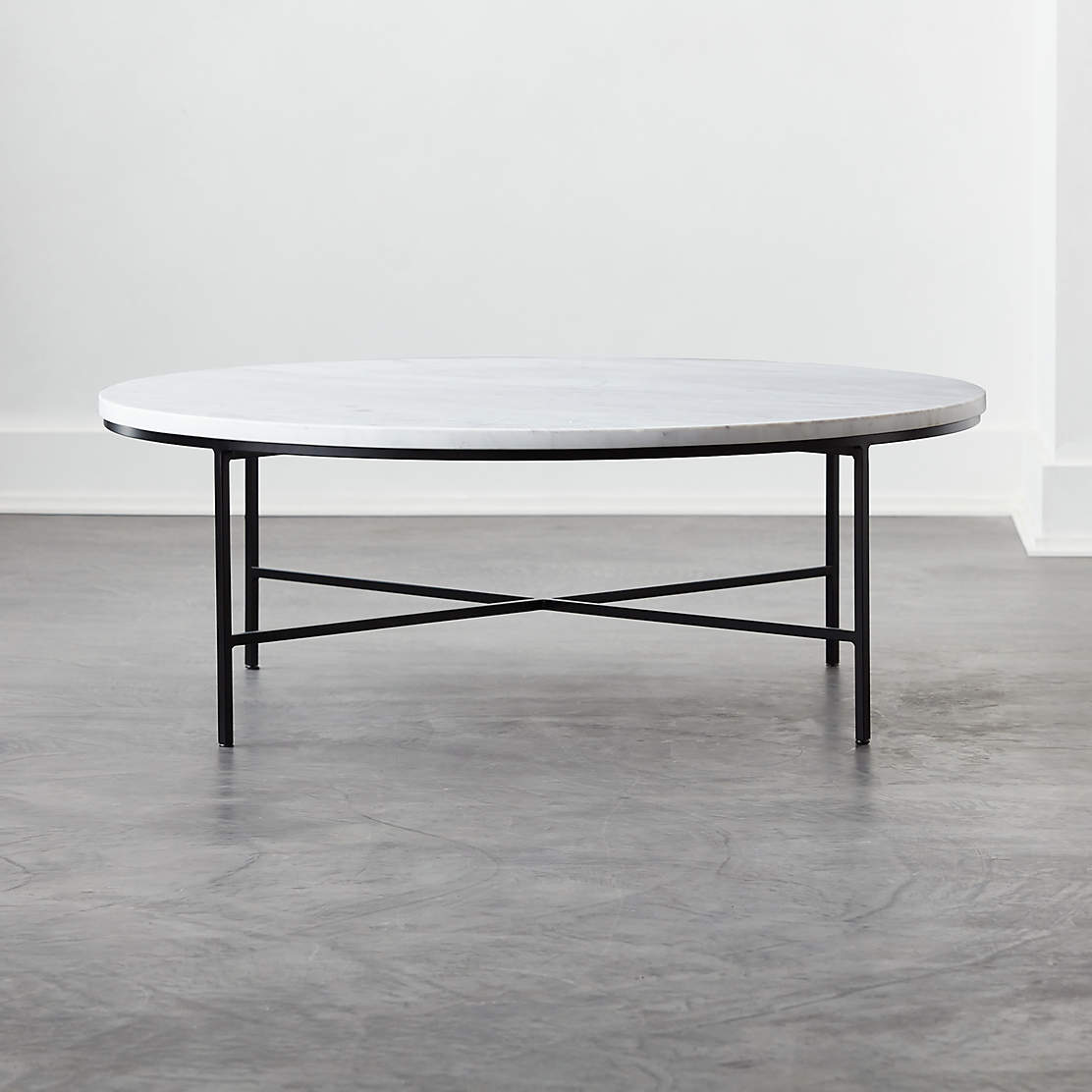 Smart Round Marble Top Coffee Table + Reviews CB2 Canada