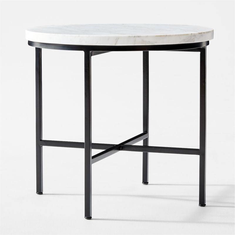 Irwin White Marble Side Table by Paul McCobb - image 5 of 8