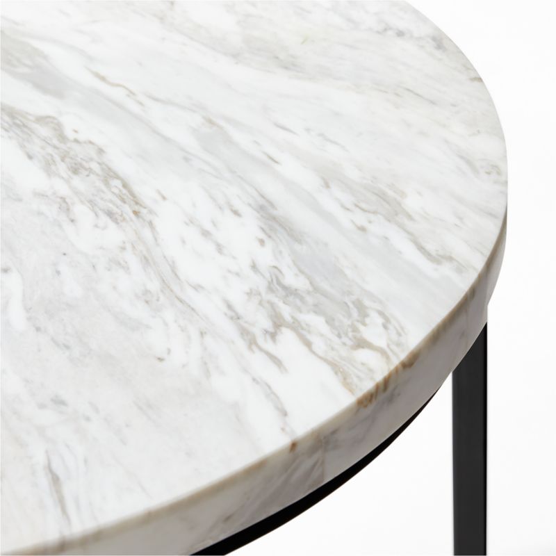 Irwin White Marble Side Table by Paul McCobb - image 6 of 8