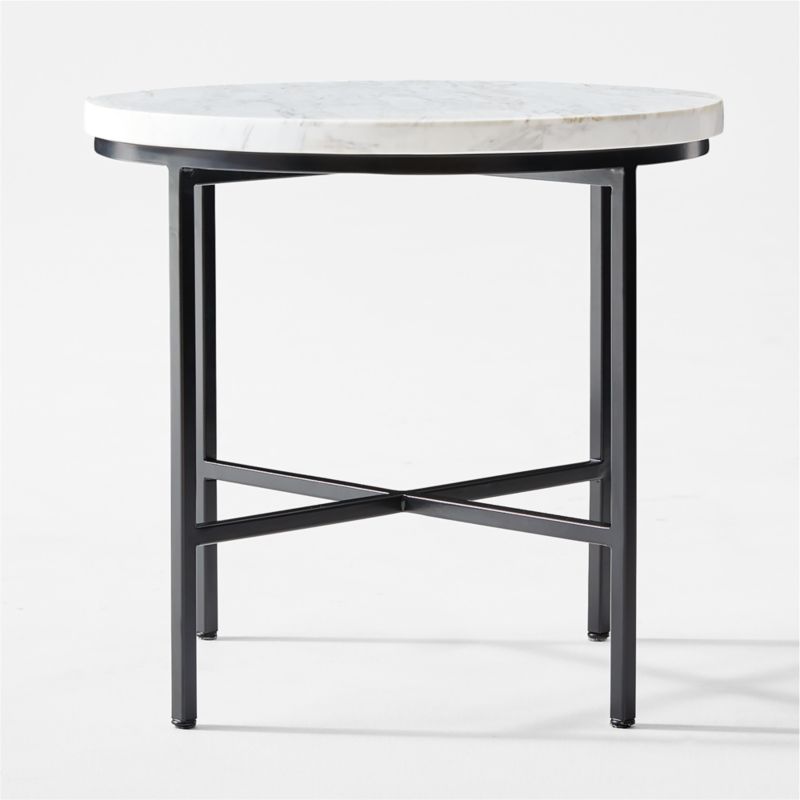 Irwin White Marble Side Table by Paul McCobb - image 4 of 8