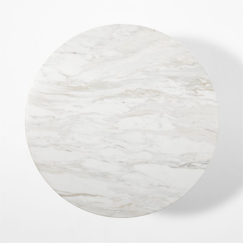 Irwin White Marble Side Table by Paul McCobb - image 7 of 8