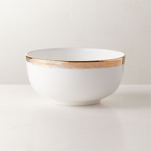 Isa White Fine Bone China Cereal Bowl