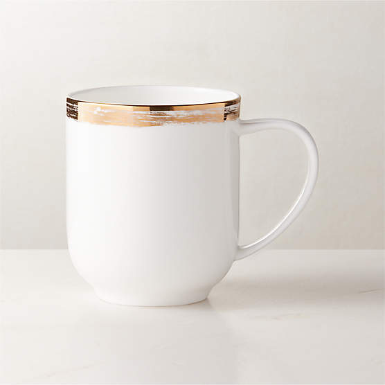 Isa White Fine Bone China Coffee Mug 15oz