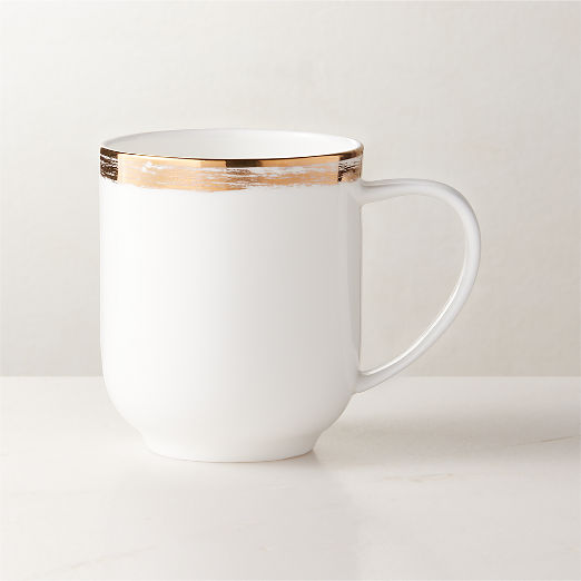 Isa White Fine Bone China Coffee Mug