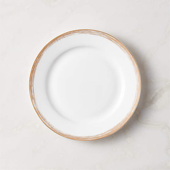 Isa White Fine Bone China Salad Plate