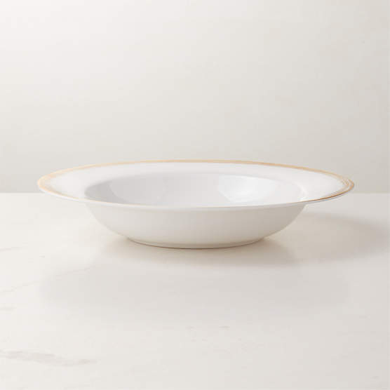 Isa White Fine Bone China Soup Bowl