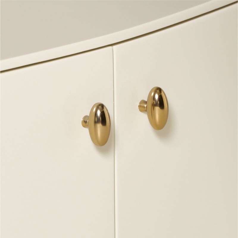 Isobel 28" Warm White Lacquered Nightstand - image 5 of 6