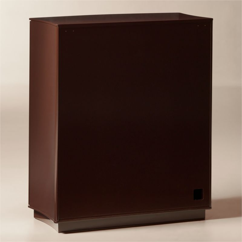 Isobel 32" Burgundy Lacquered Entryway Cabinet - image 4 of 6