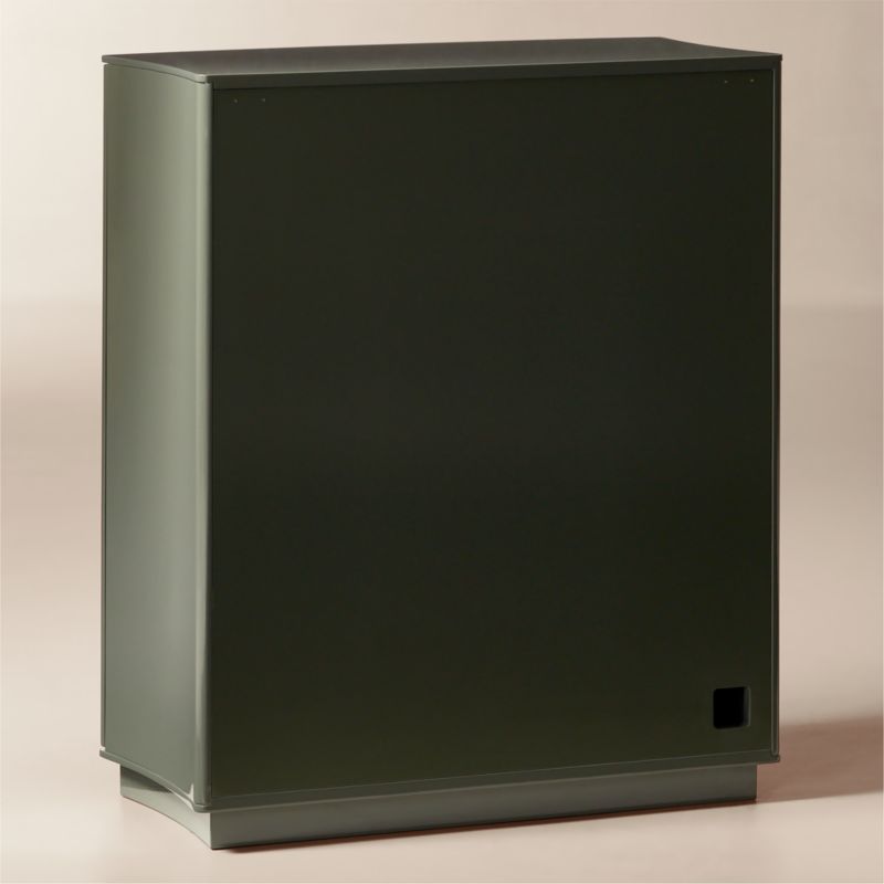 Isobel 32" Sage Lacquered Entryway Cabinet - image 4 of 6