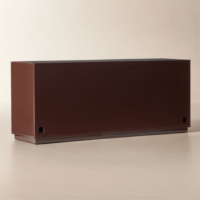 Isobel 72" Burgundy Lacquered Credenza - image 4 of 7