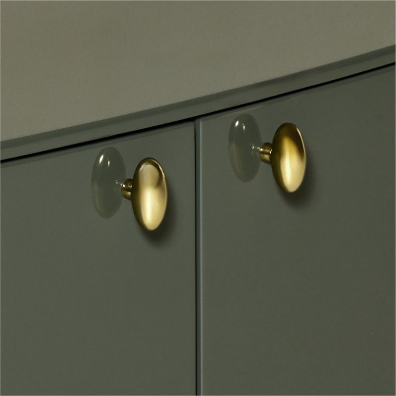 Isobel 72" Sage Lacquered Credenza - image 5 of 7