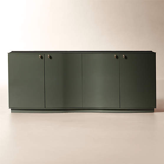 Isobel 72" Sage Lacquered Credenza