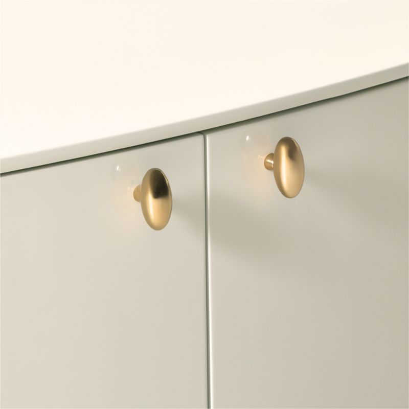 Isobel 72" Warm White Lacquered Credenza - image 5 of 7