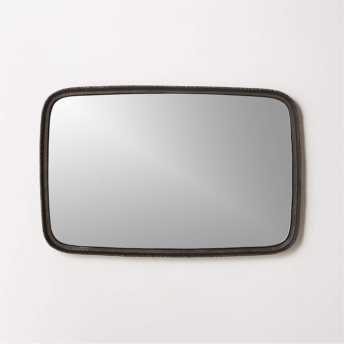Itabo Black Rectangular Wall Mirror 24''x36'' + Reviews CB2