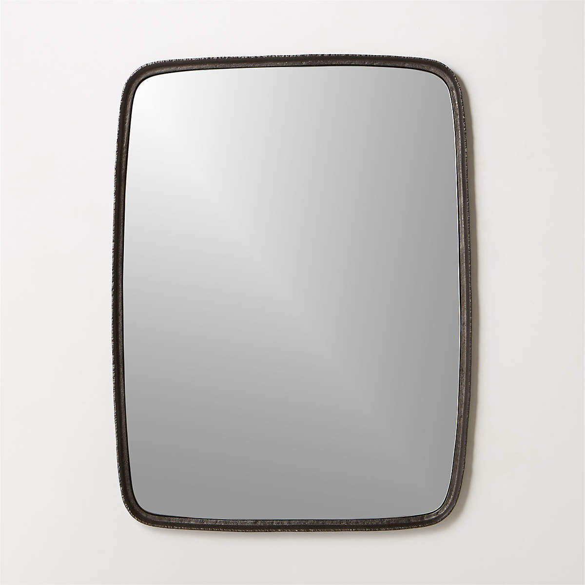 Itabo Black Rectangular Wall Mirror 36''x48'' CB2