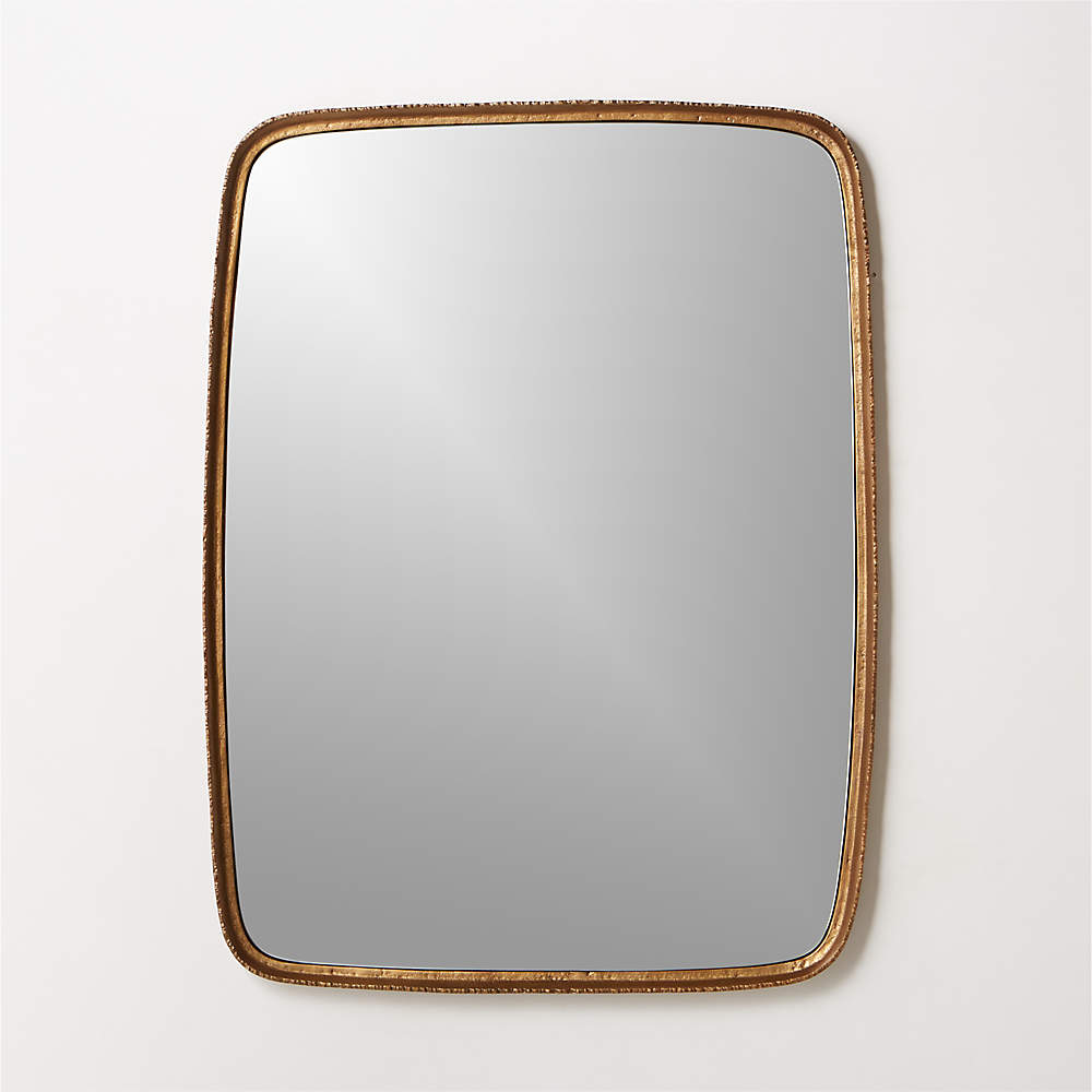 Itabo Brass Rectangular Wall Mirror 36''x48