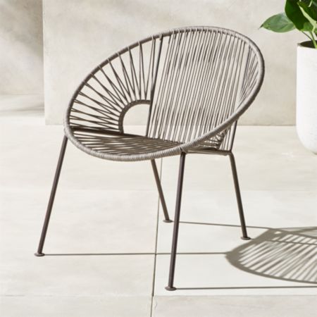 Ixtapa Grey Lounge Chair