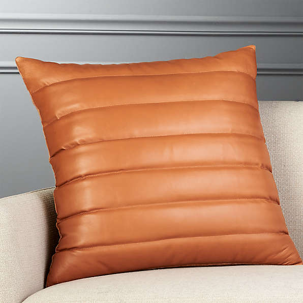 Leather Pillows Cb2