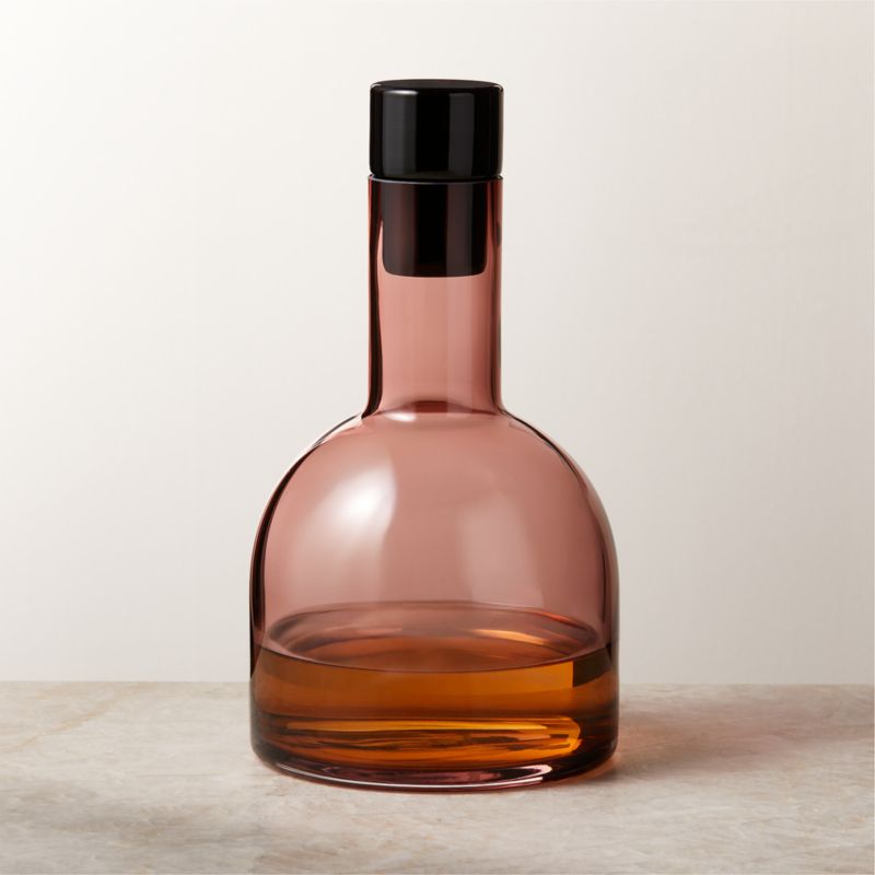 Viewing product image Jole Burgundy Glass Wine Decanter by Gianfranco Frattini - image 1 of 7