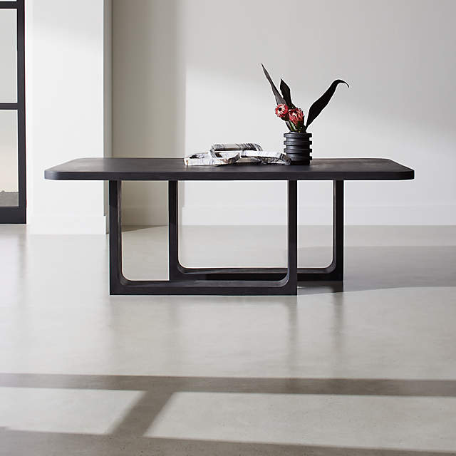 cb2 trestle table