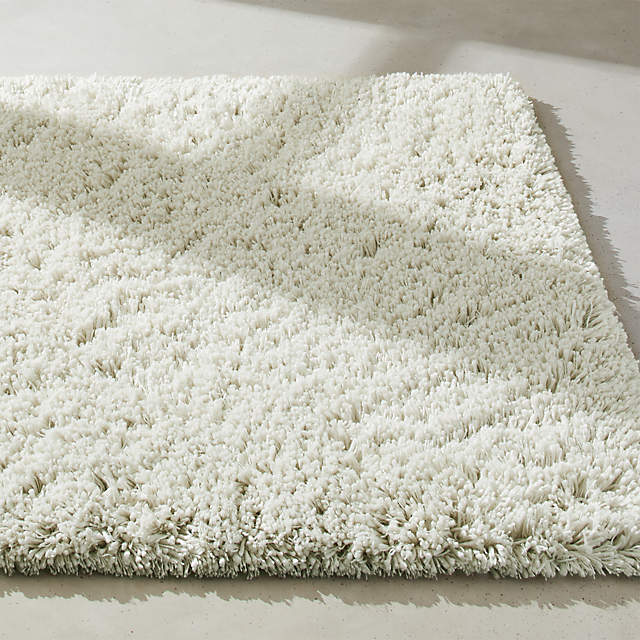 Ivory Shag Rug | CB2