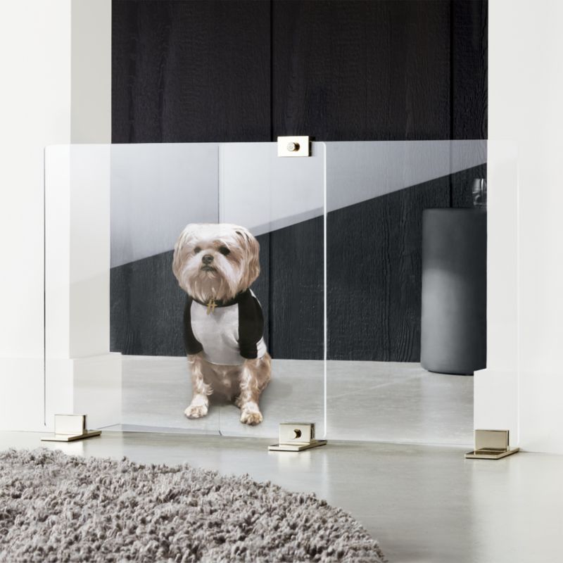 View Keep 'Em Out/In Decorative Divider Clear by Jennifer Fisher details
