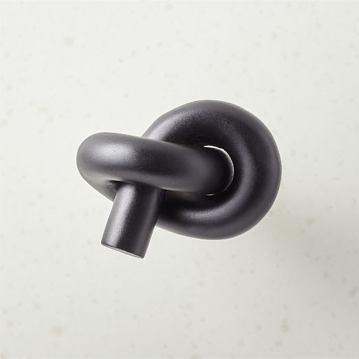 Knot Black Knob